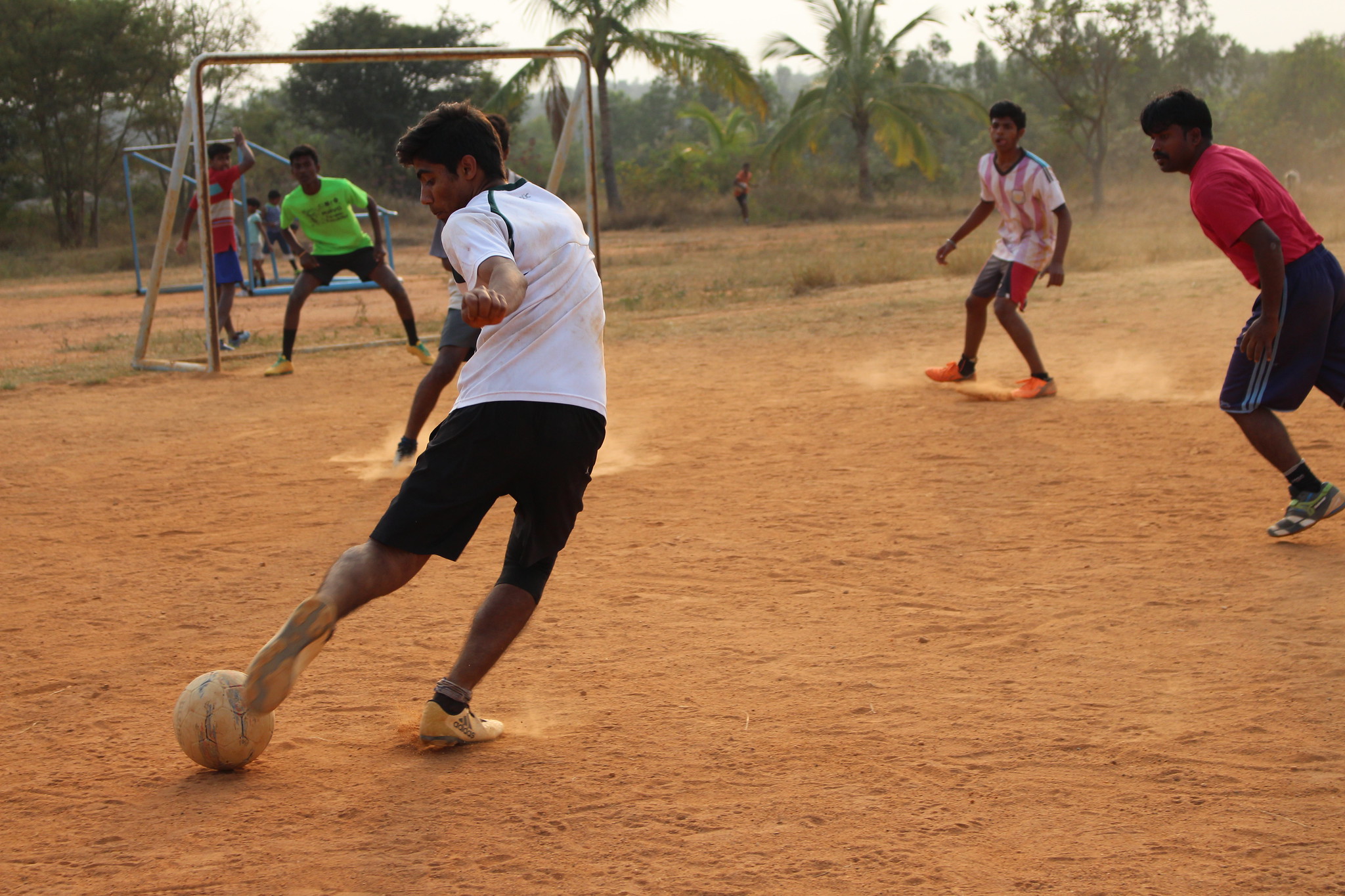 Etracurricular activities - boys playing soccer